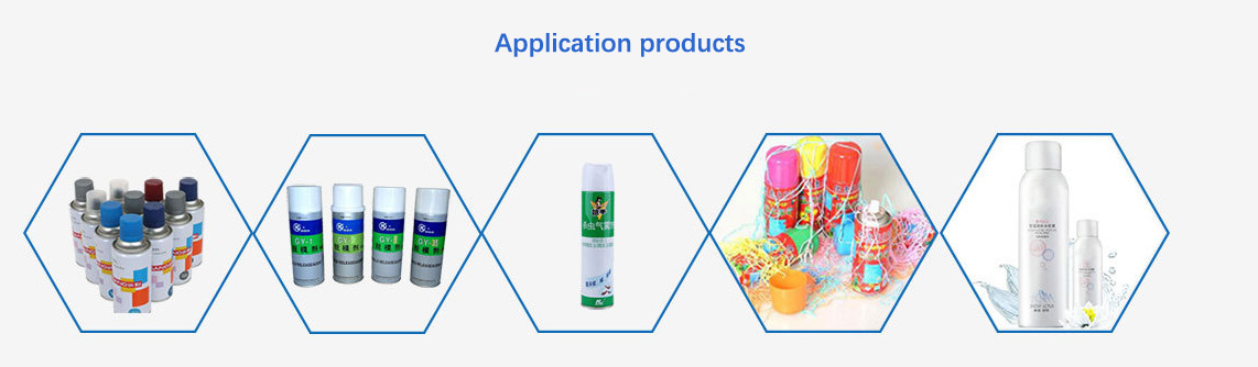 Продукти для нанесення аерозольних машин