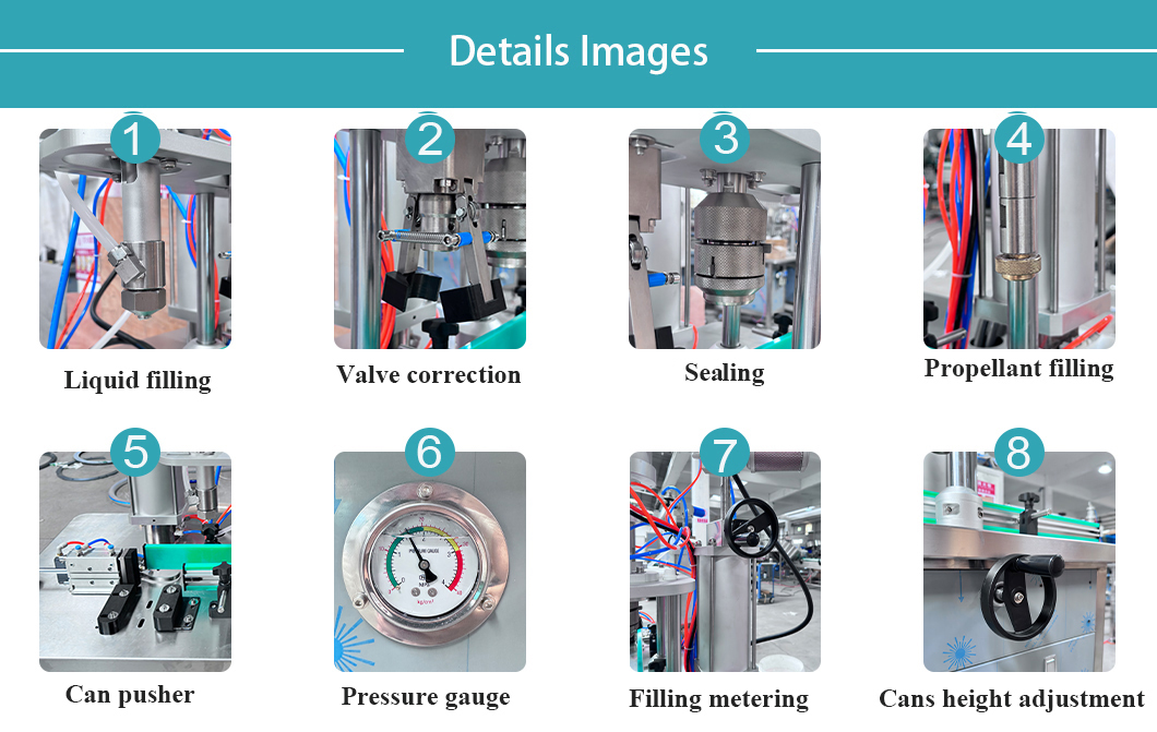 4 в 1 машина аерозольної начинки