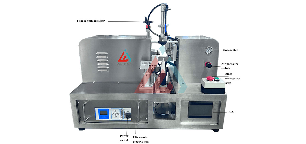 Напівавтоматична ультразвукова машина для запечатування хвоста