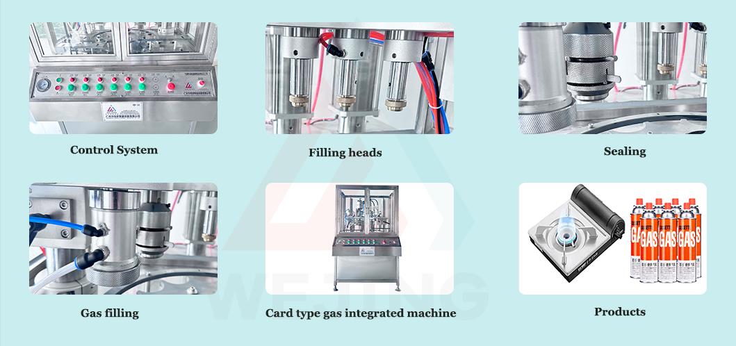 Детальна інформація про машину для наповнення газового аерозолю в картридж